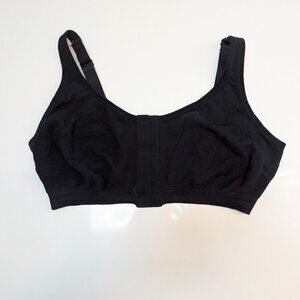 (XL) Knix Ultra Soft Front Closure Bra Black